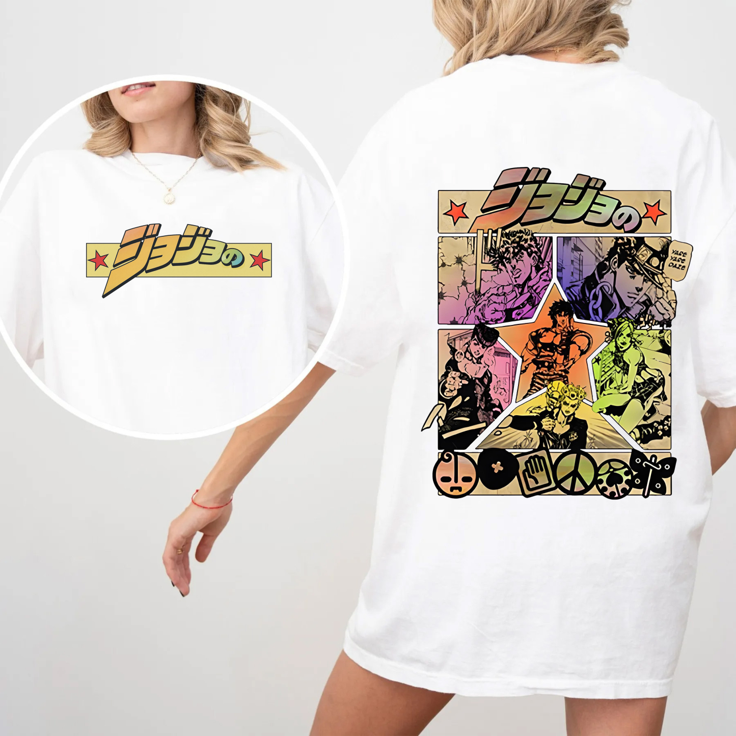 Men Women Anime JoJo's Bizarre Adventure T-Shirt