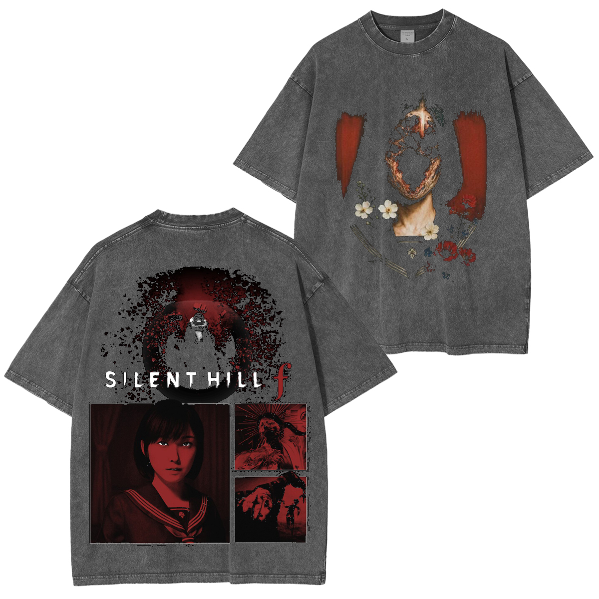 Silent Hill F Unisex Washed T-Shirt