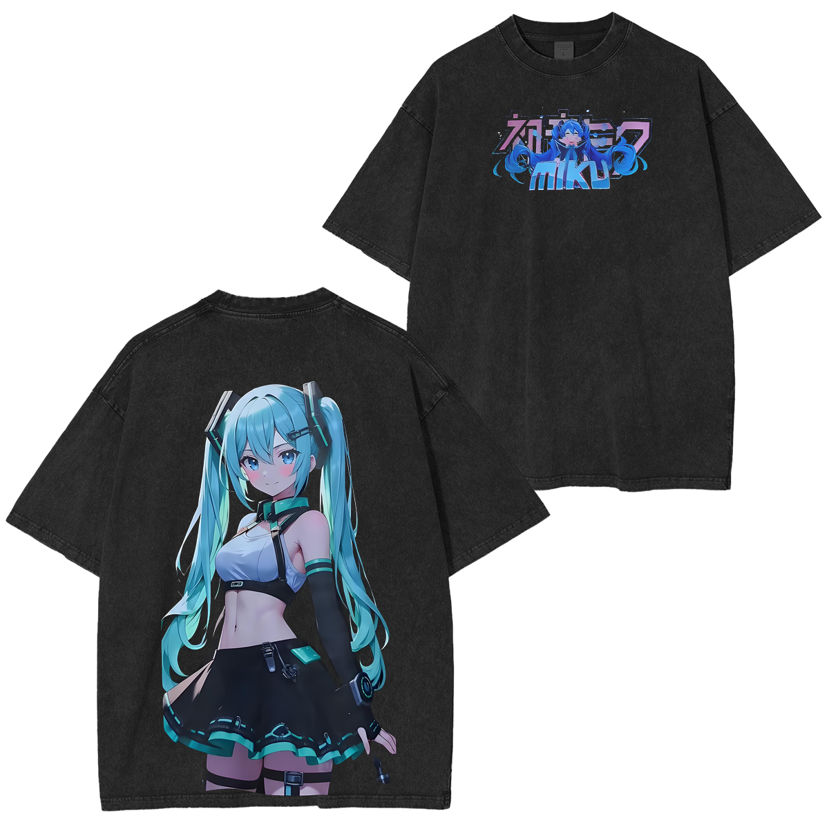 Hatsune Miku Unisex Washed T-Shi