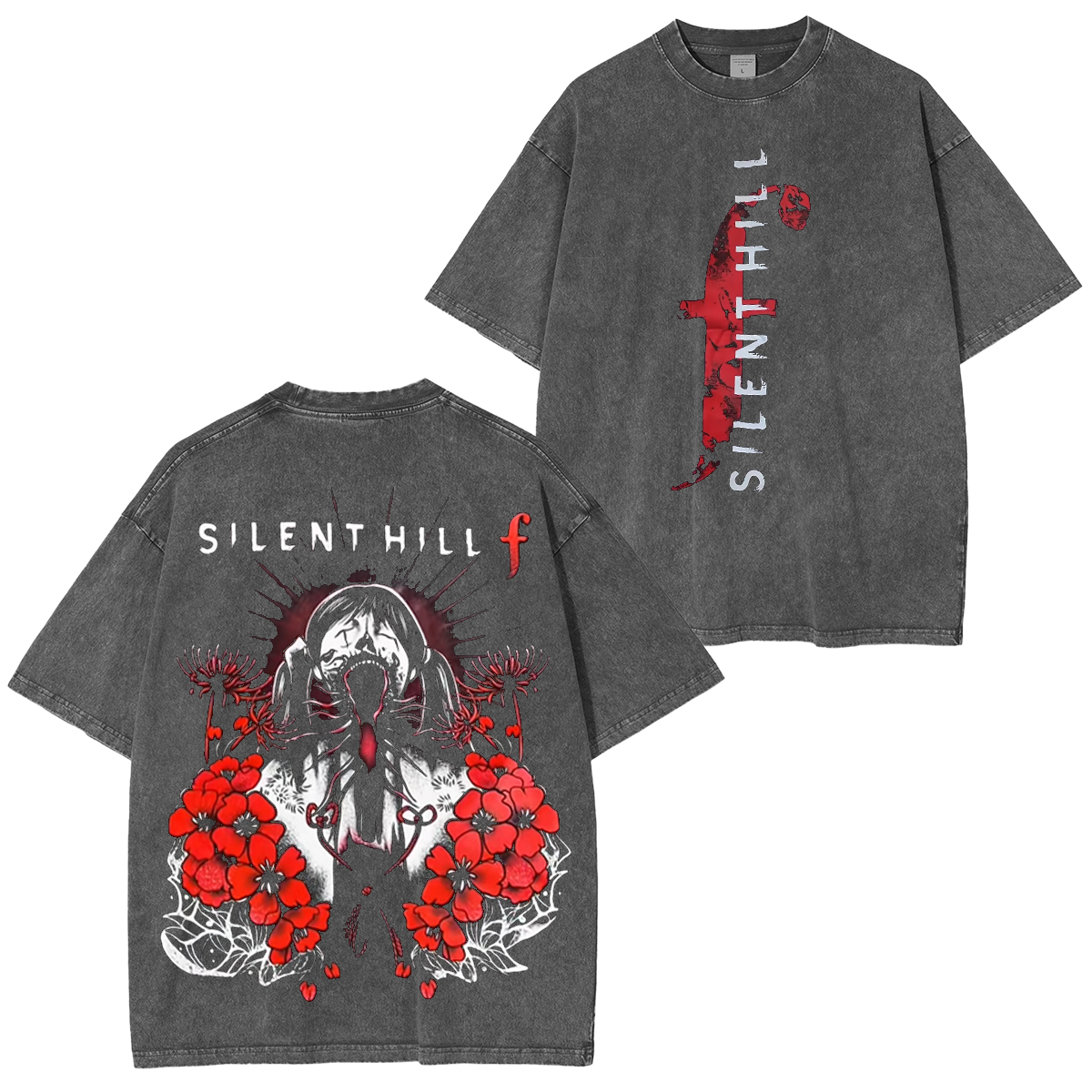 Silent Hill f Unisex Washed T-Shirt