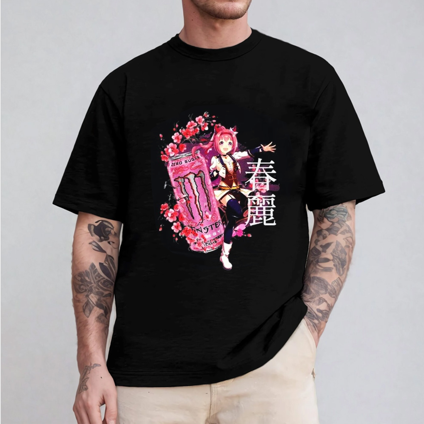 Haru Urara Uma Musume Sakura Monster Energy Unisex Shirt/Crewneck/Hoodie