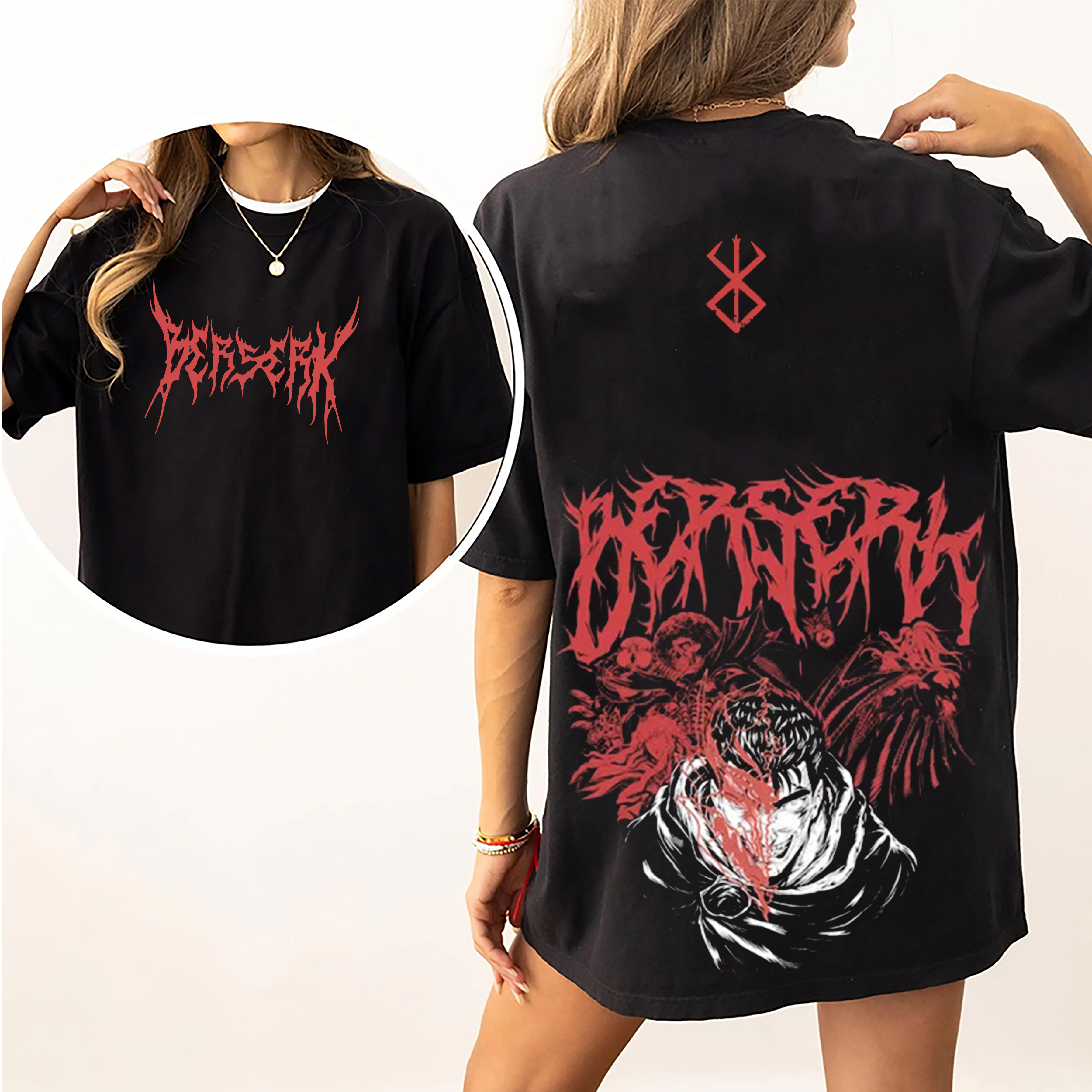 Berserk Black Swordsman Anime Unisex Shirt/Crewneck/Hoodie