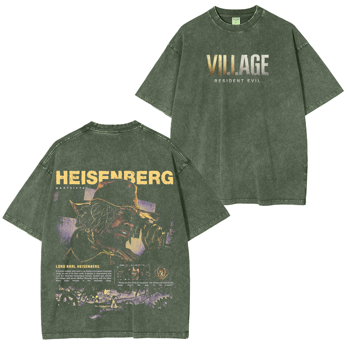 Resident Evil Game Oversized T-shirt/Crewneck/Hoodie