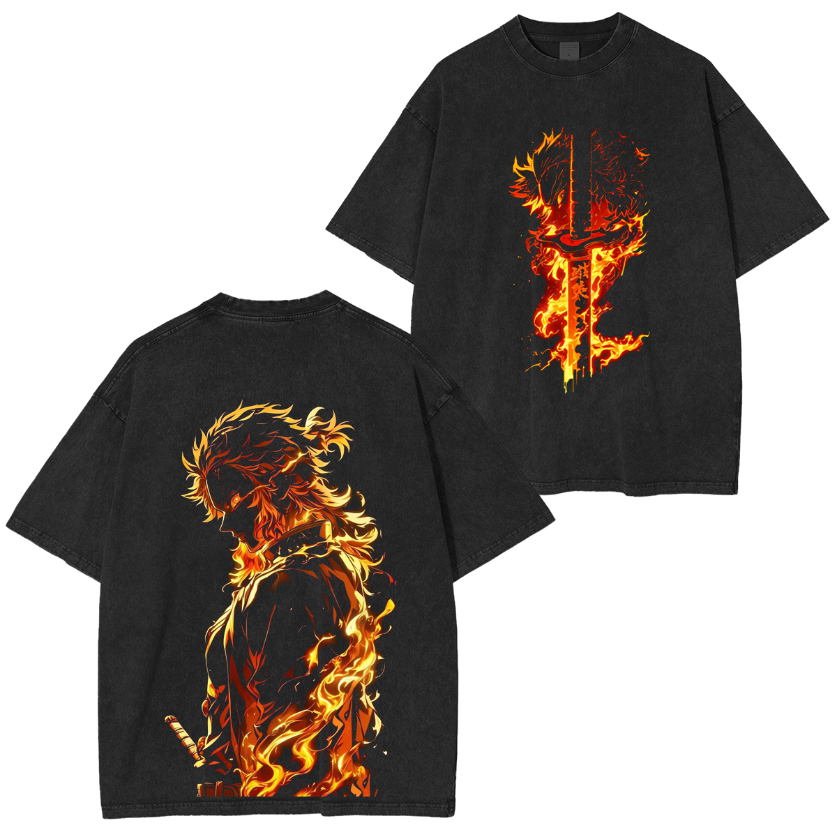 Inosuke Hashibira-Demon Slayer Washed T-Shirt