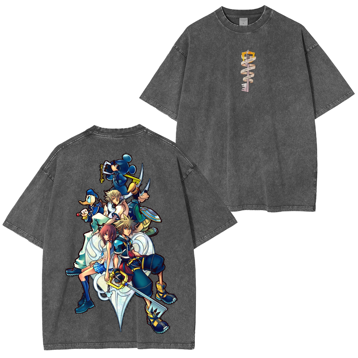 Kingdom Hearts 2 Washed T-Shirt