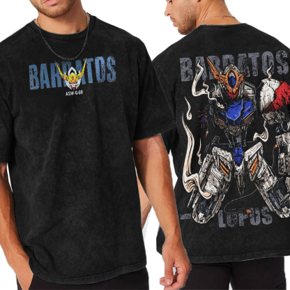 Gundam Barbatos Lupus Unisex Washed T-Shirt