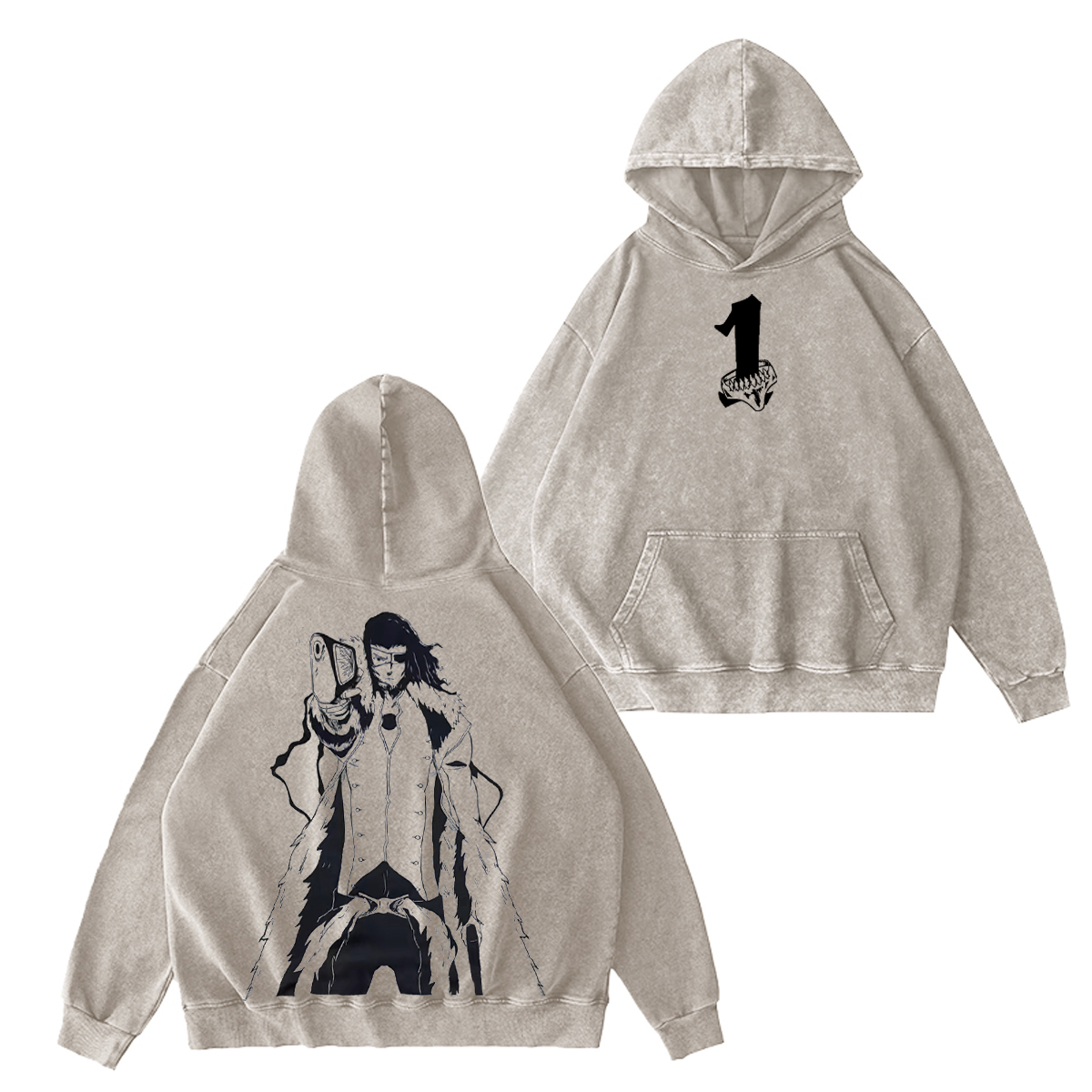 Coyote Starrk x Bleach Anime Double Printed T-shirt/Crewneck/Hoodie