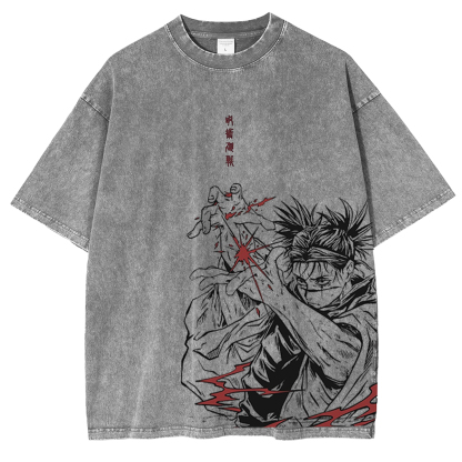 Choso Jujutsu Kaisen Anime Unisex Washed T-Shirt