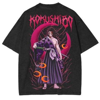 Kokushibo Demon Slayer Vintage Anime Shirt