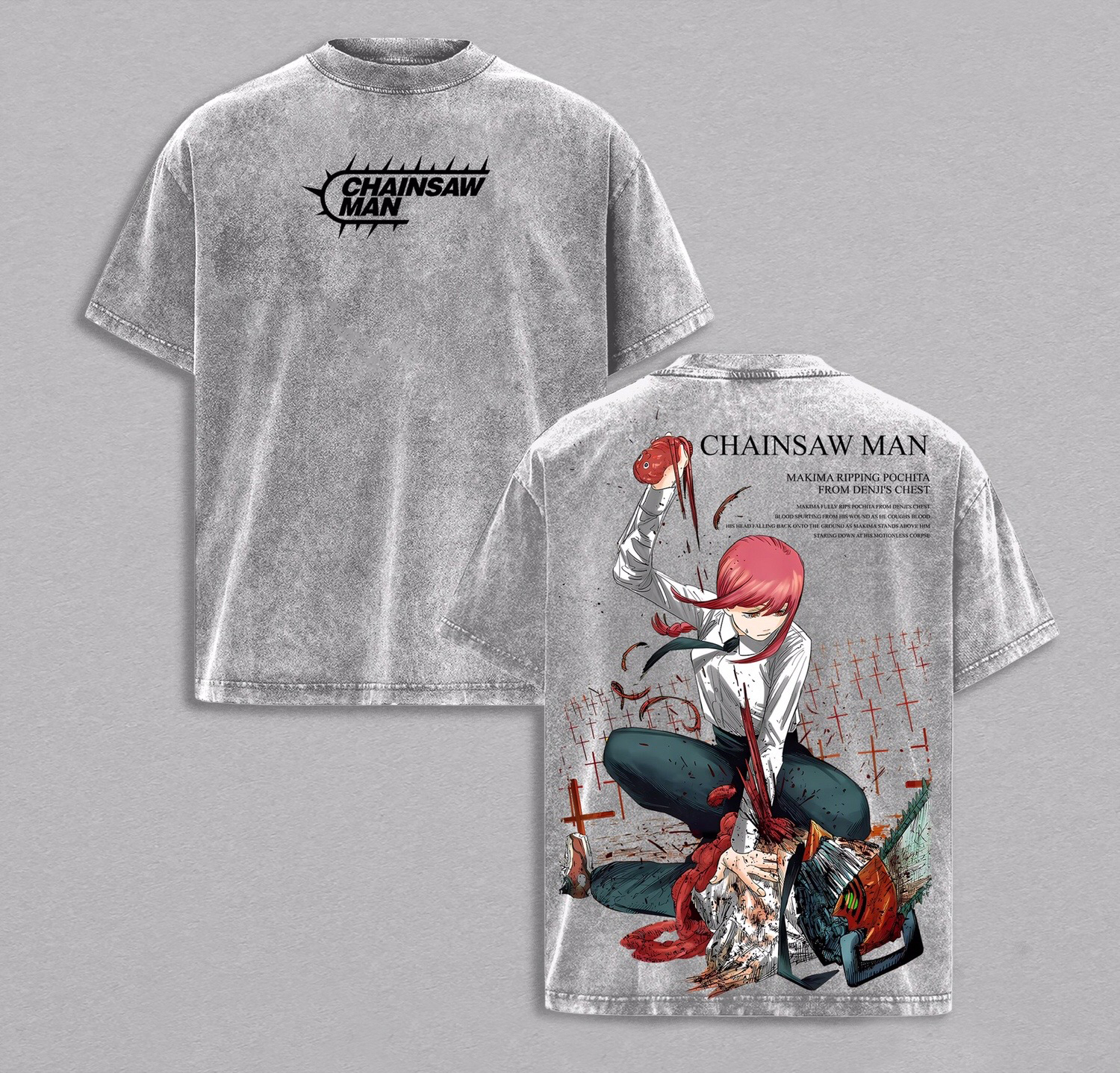 Denji Chainsawman Vintage Makima T-shirt/Crewneck/Hoodie