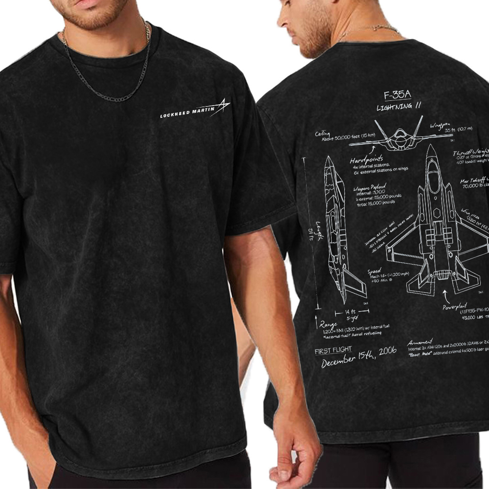 F-35 Lightning II Vintage Washed T-shirt/Crewneck/Hoodie