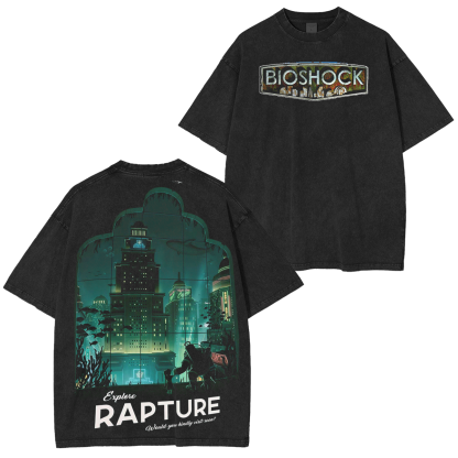 Bioshock Vintage Washed T-shirt/Crewneck/Hoodie