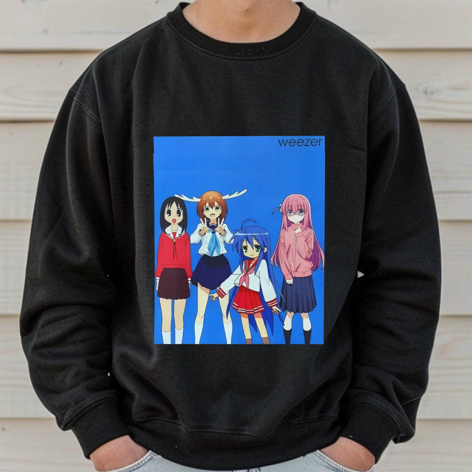 Weezer Nokotan Bocchi Osaka Konata Izumi Unisex Shirt/Crewneck/Hoodie