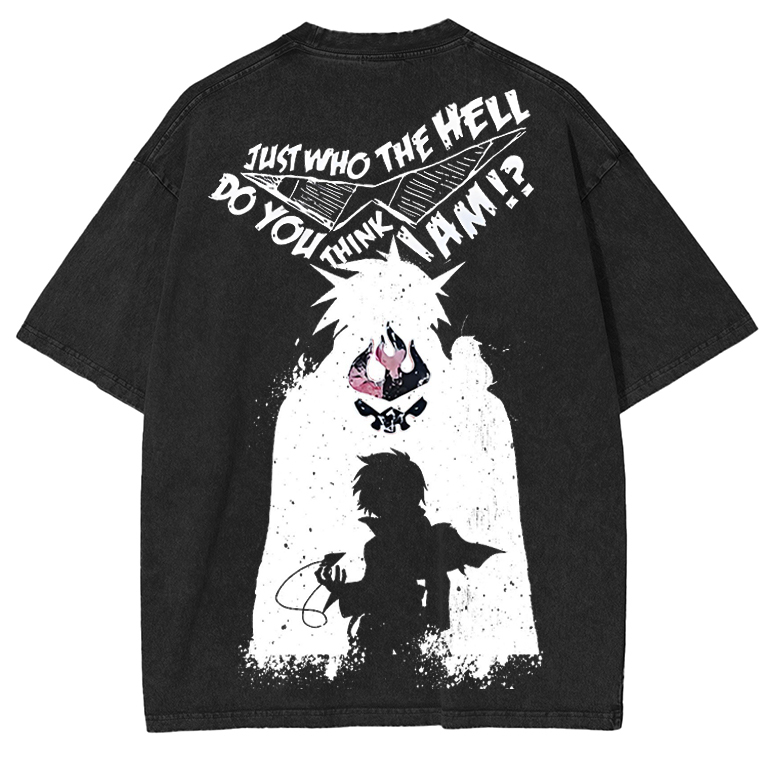 Tengen Toppa Gurren Lagann Anime Washed Unisex T-Shirt