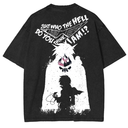 Tengen Toppa Gurren Lagann Anime Washed Unisex T-Shirt