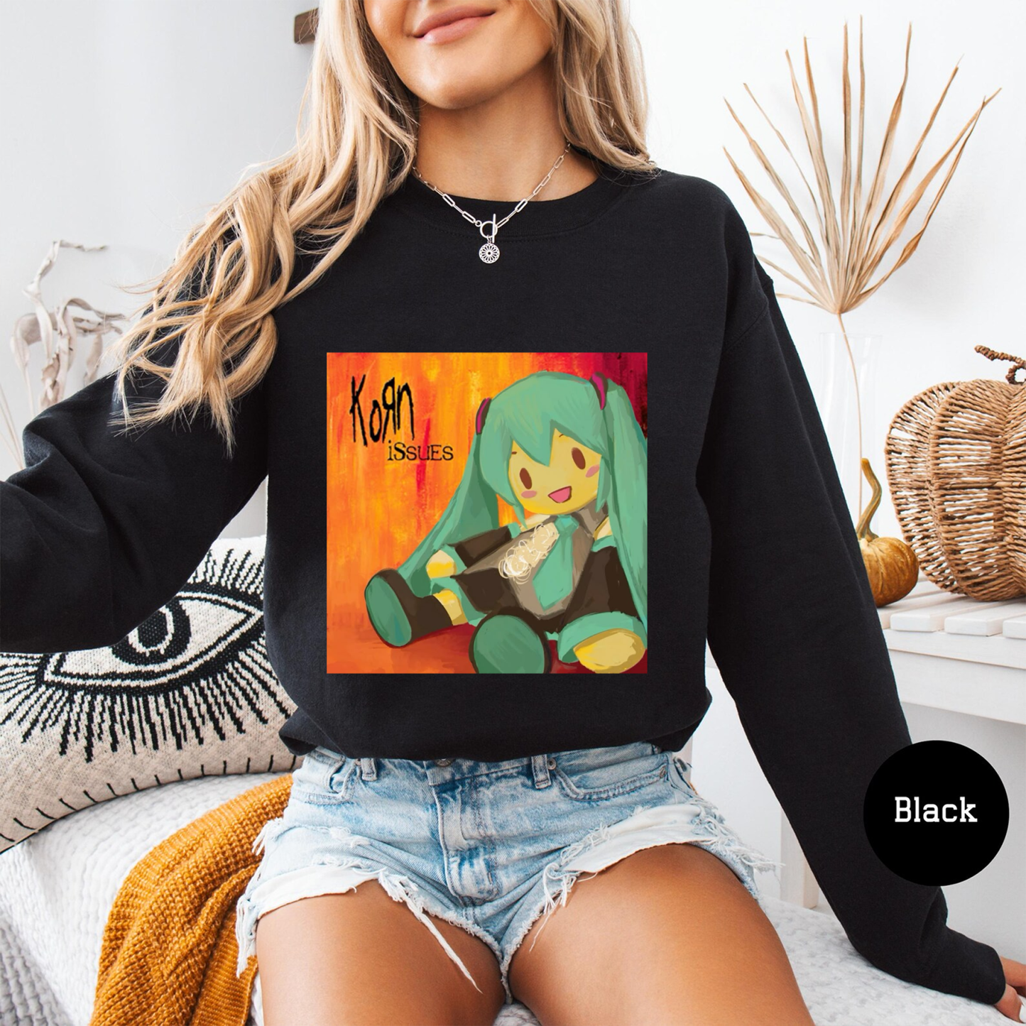 Hatsune Miku Korn Unisex Shirt/Crewneck/Hoodie