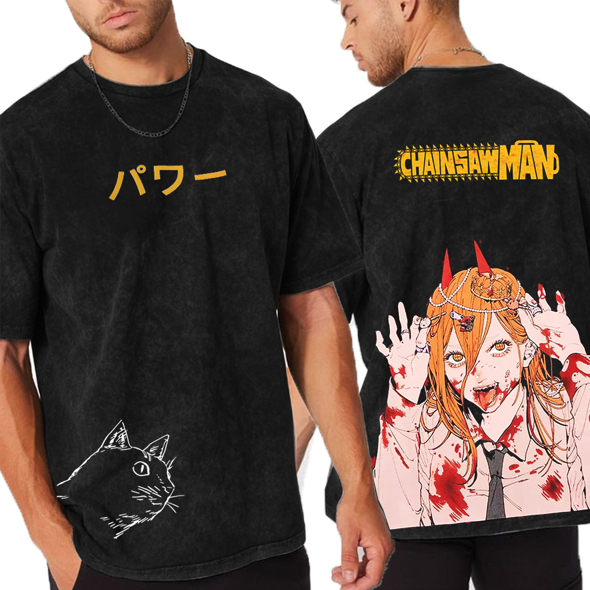 Chainsaw Man Washed T-Shirt /Crewneck/Hoodie