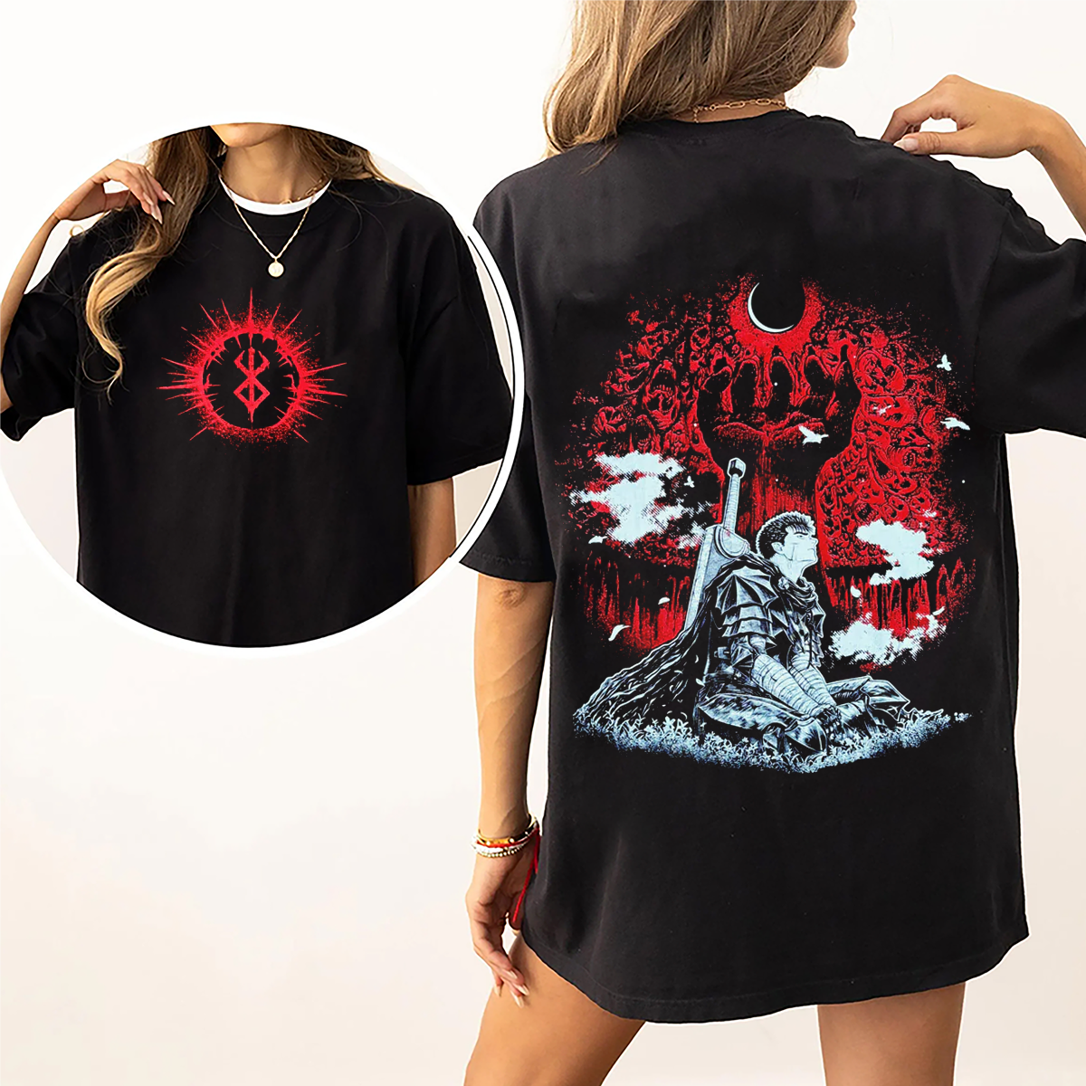 Berserk Vintage Oversized T-shirt/Crewneck/Hoodie