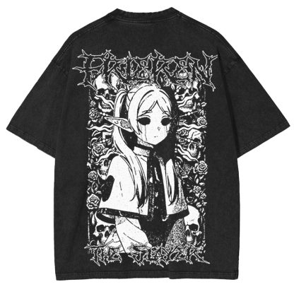 Men's Frieren The Slayer Death Metal T Shirts