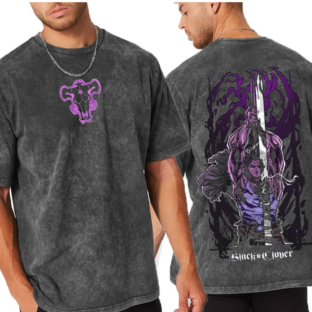 Black Clover Vintage Oversized T-shirt/Crewneck/Hoodie