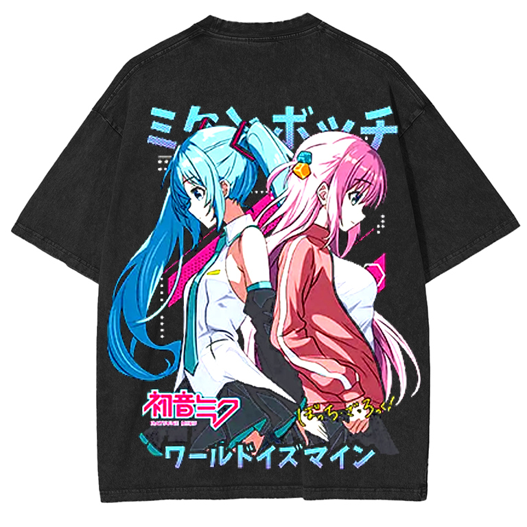 Playera Unisex Estampado Hatsune Miku Anime