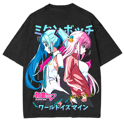 Playera Unisex Estampado Hatsune Miku Anime