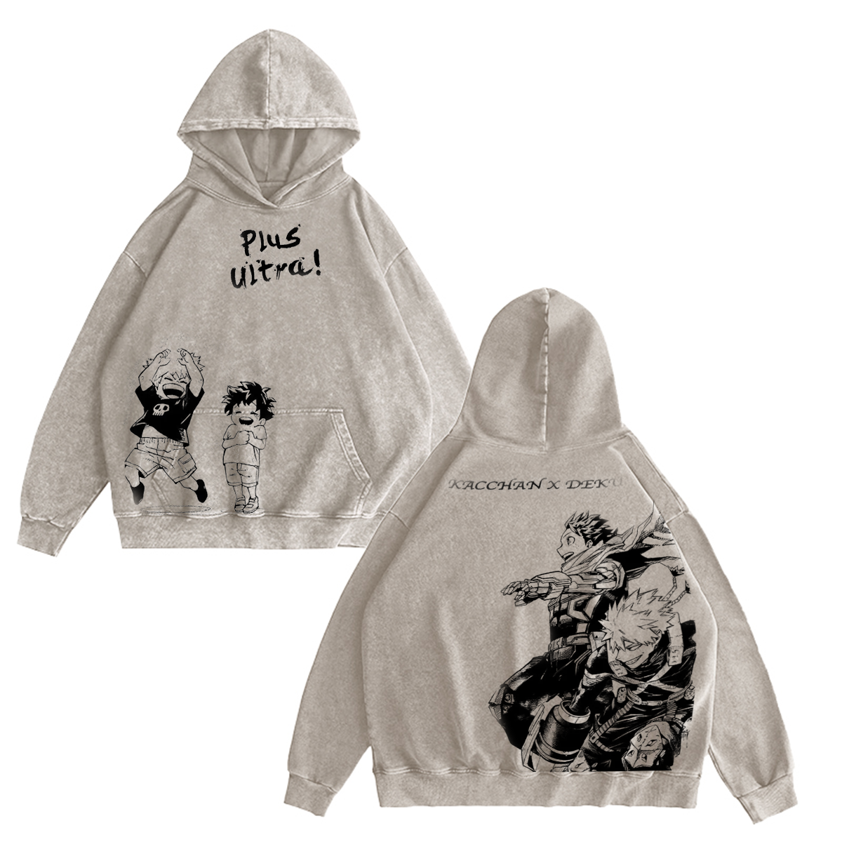 My Hero Academia Vintage Washed T-shirt/Crewneck/Hoodie