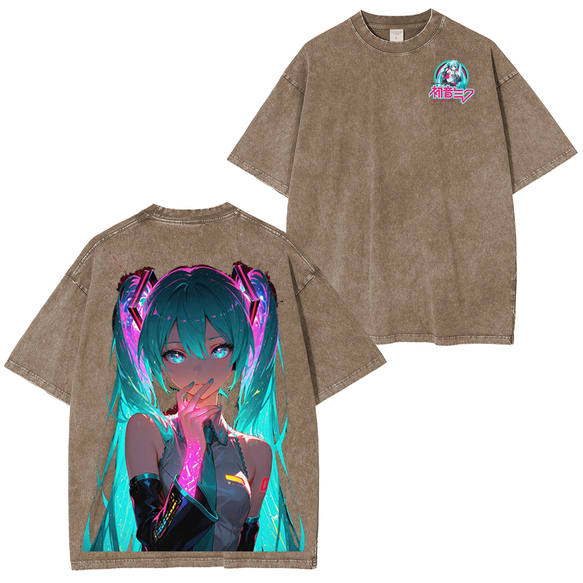 Miku Cosplay Vintage Washed T-shirt/Crewneck/Hoodie