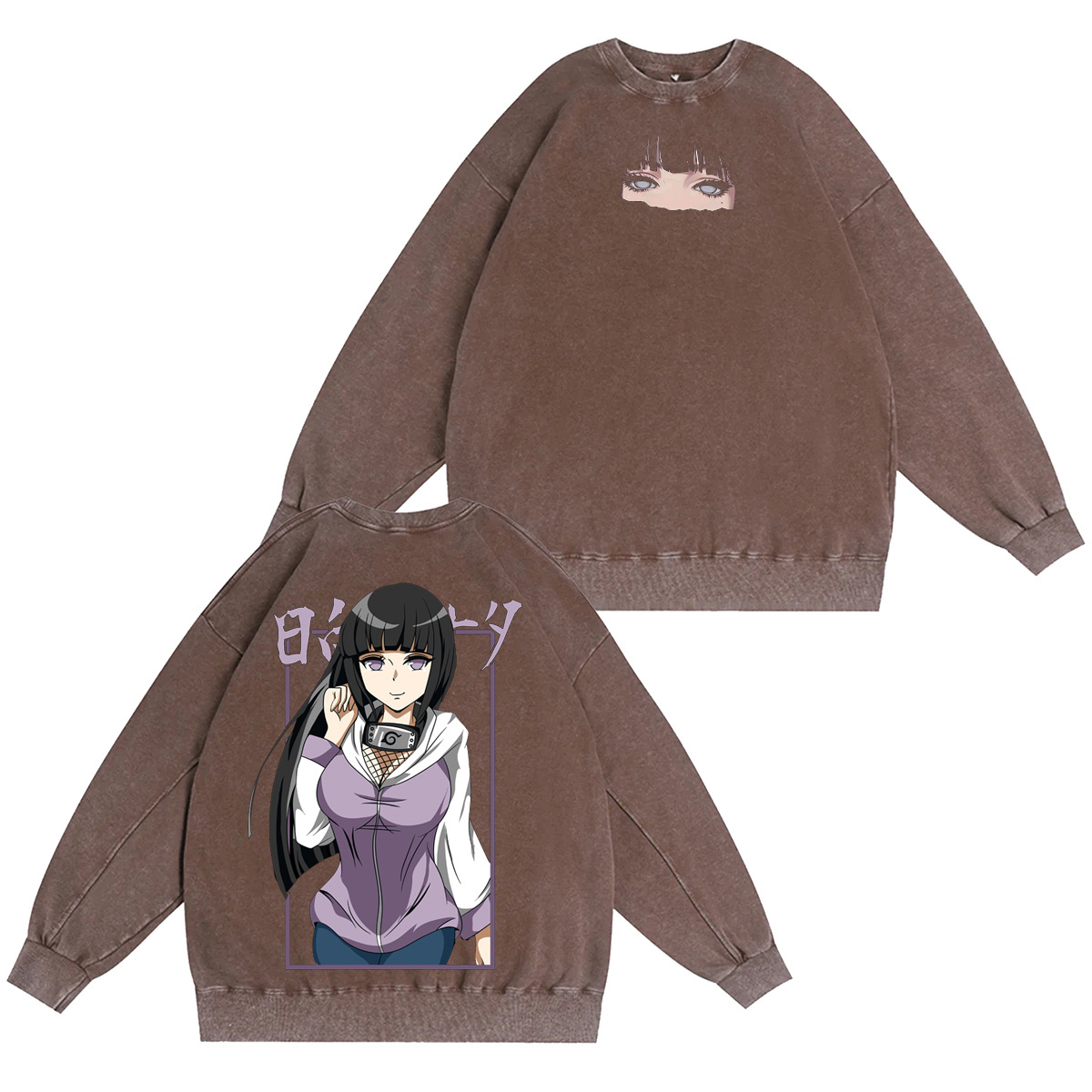 Hinata Hyuga Naruto Washed T-shirt/Crewneck/Hoodie