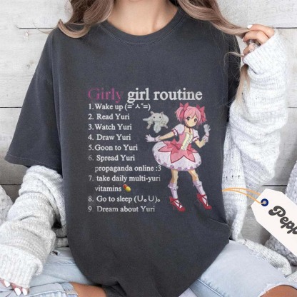 Girly Girl Routine Yuri Winchester Unisex Shirts