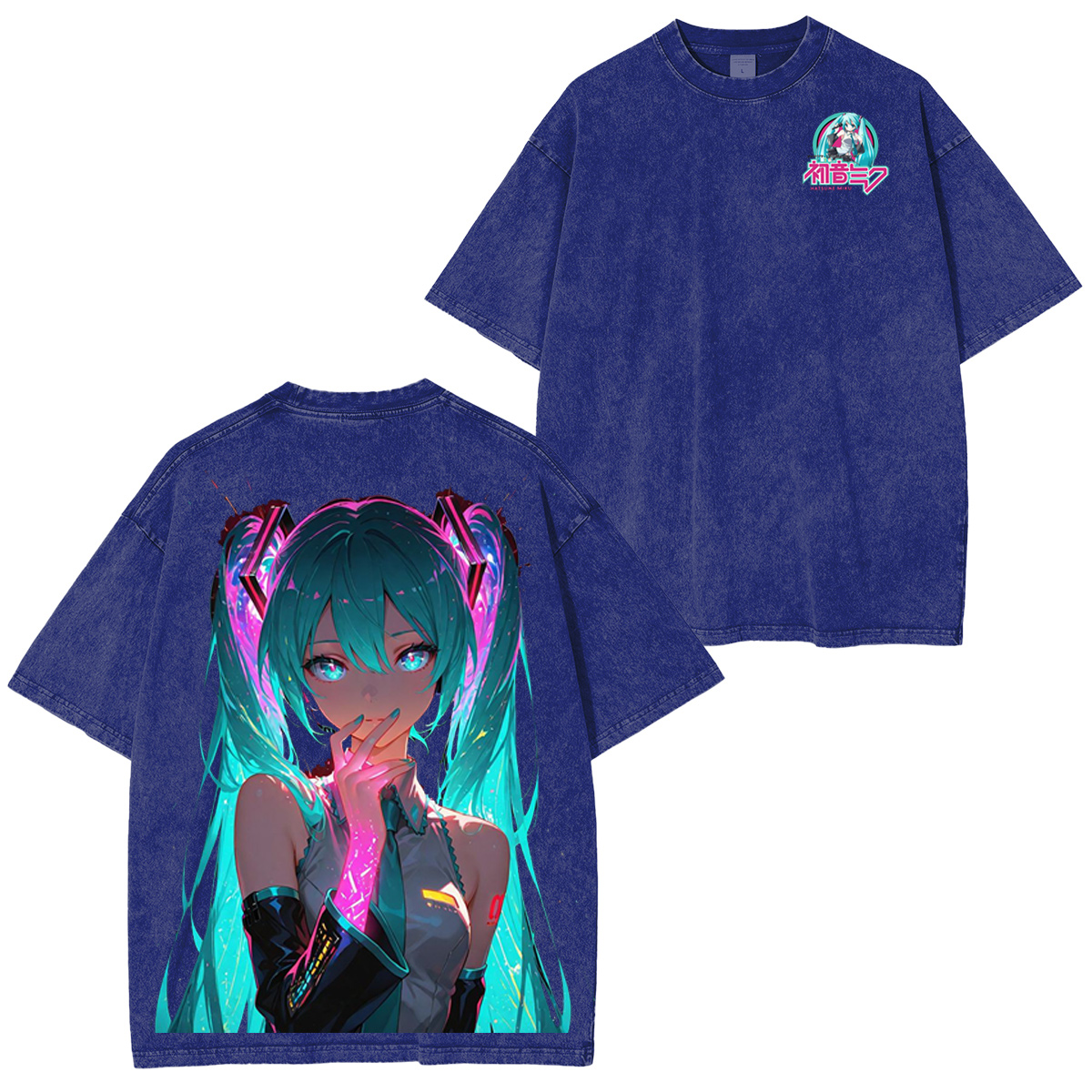Miku Cosplay Vintage Washed T-shirt/Crewneck/Hoodie