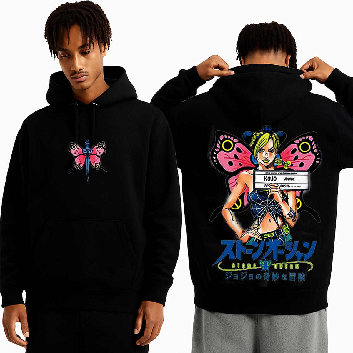 Hot Anime Jojo Bizarre Adventure Vintage Washed T-shirt/Crewneck/Hoodie