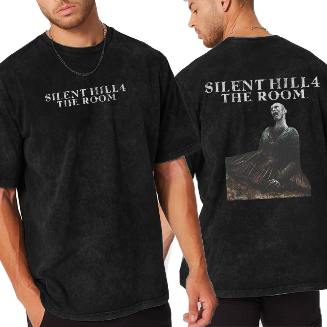 Silent Hill 4 Double Retro Washed T-Shirt