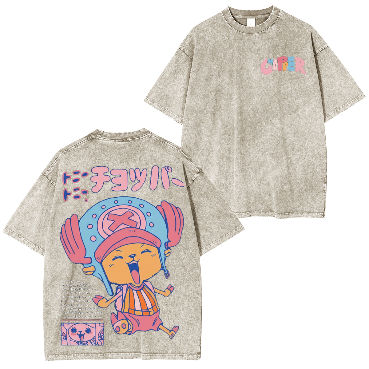 One Piece Tony Tony Chopper Unisex  Washed T-Shirt
