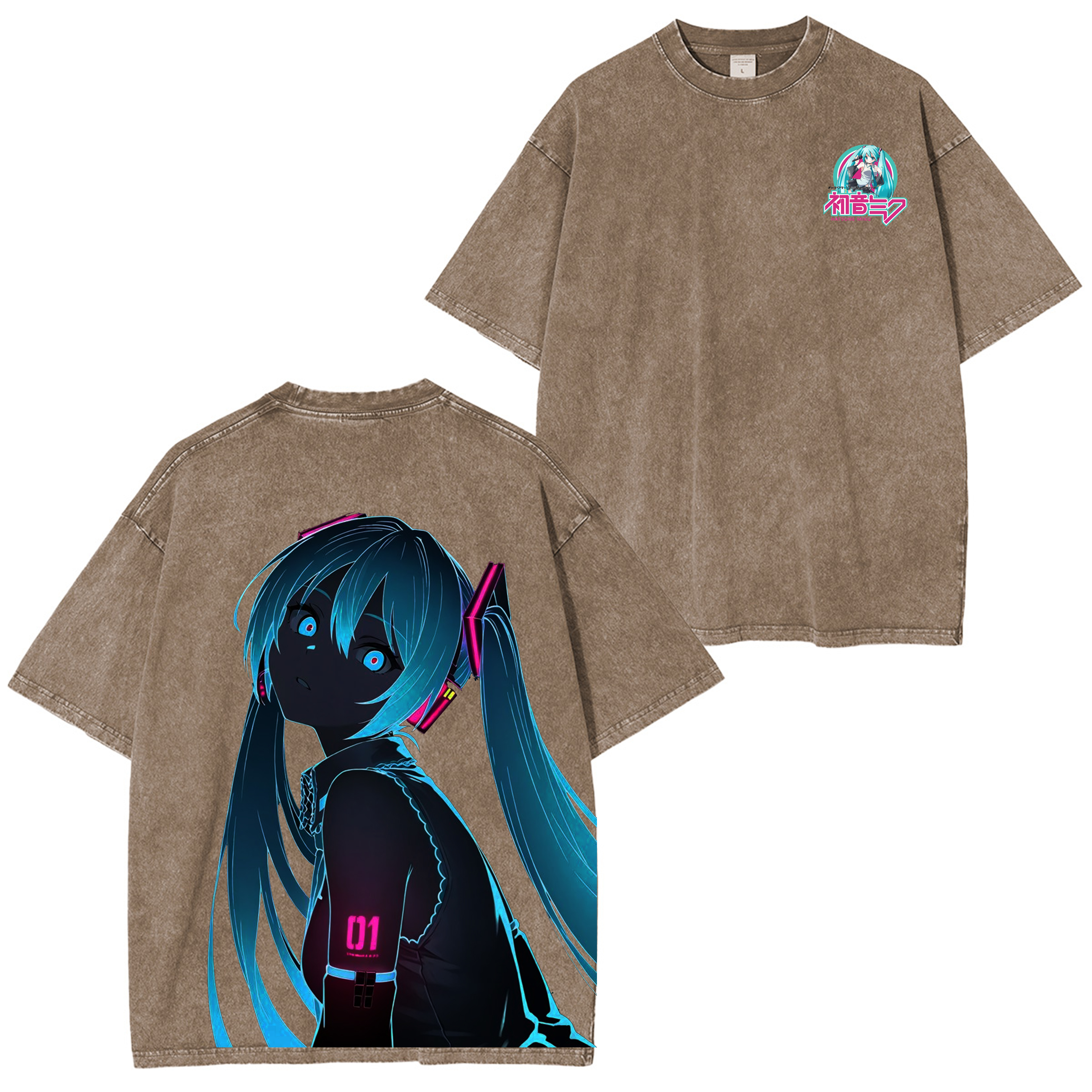 Hatsune Miku Vintage Style Oversize T-Shirt