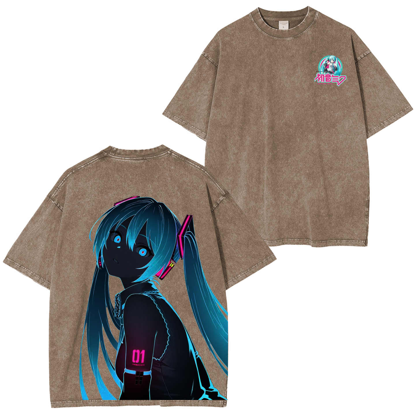 Hatsune Miku Vintage Style Oversize T-Shirt