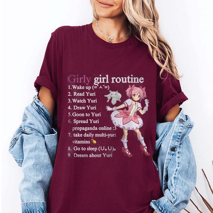 Girly Girl Routine Yuri Winchester Unisex Shirts