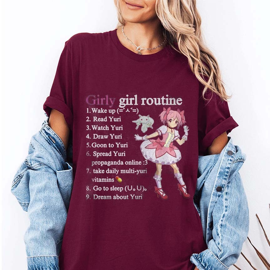 Girly Girl Routine Yuri Winchester Unisex Shirts