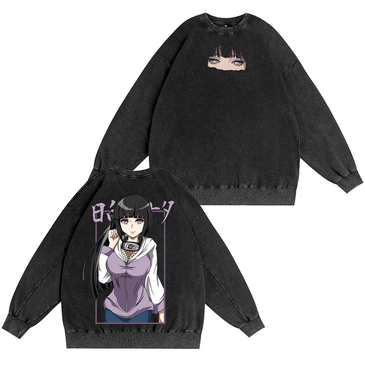 Hinata Hyuga Naruto Washed T-shirt/Crewneck/Hoodie