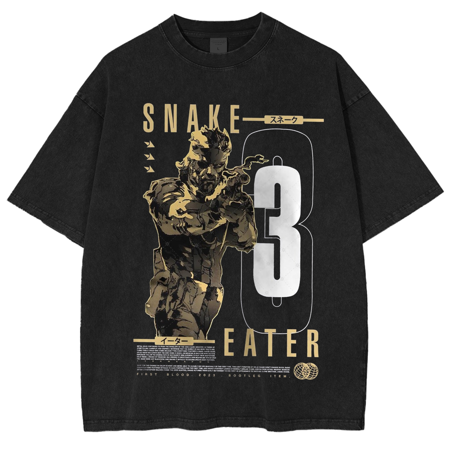 Metal Gear Solid Game Creative T-shirt