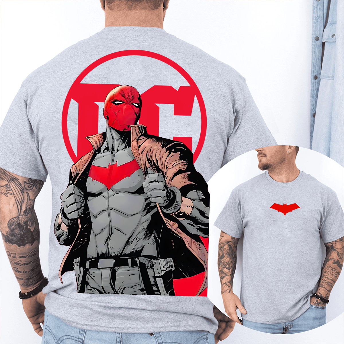 Red Hood Graphic Unisex Washed T-Shirt