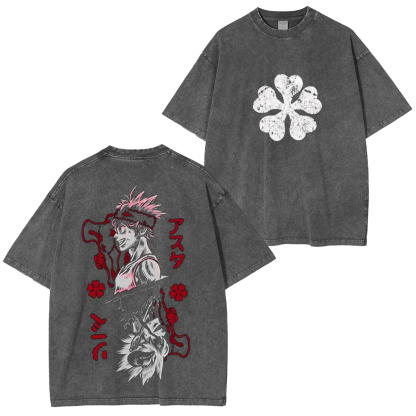 Black Asta Clover Unisex Anime T-Shirt/Crewneck/Hoodie