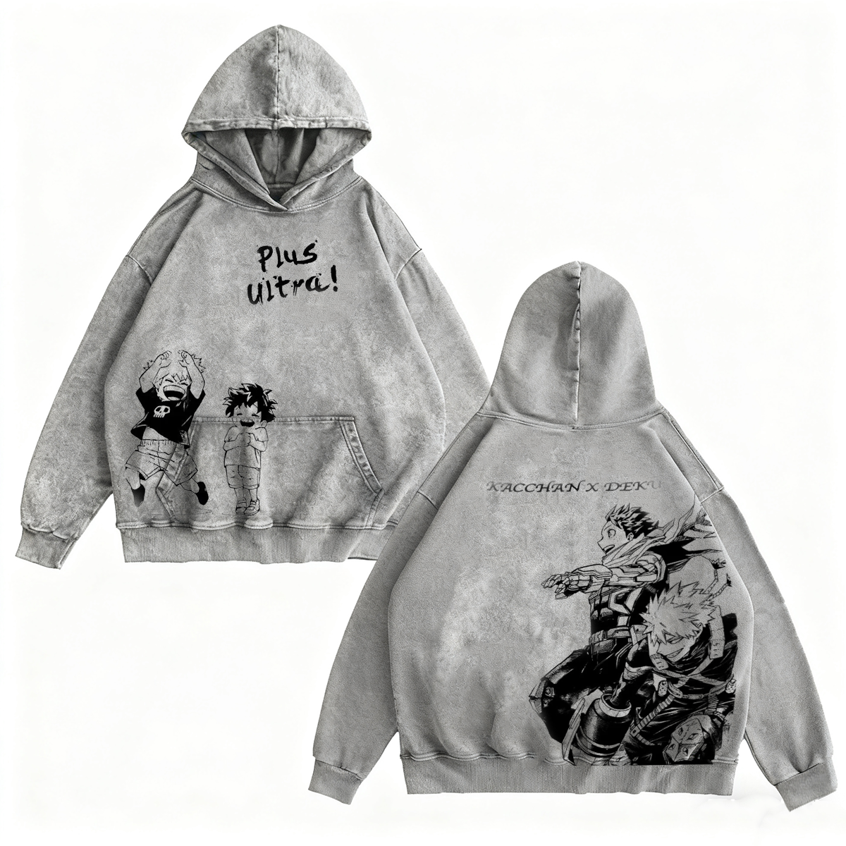 My Hero Academia Vintage Washed T-shirt/Crewneck/Hoodie