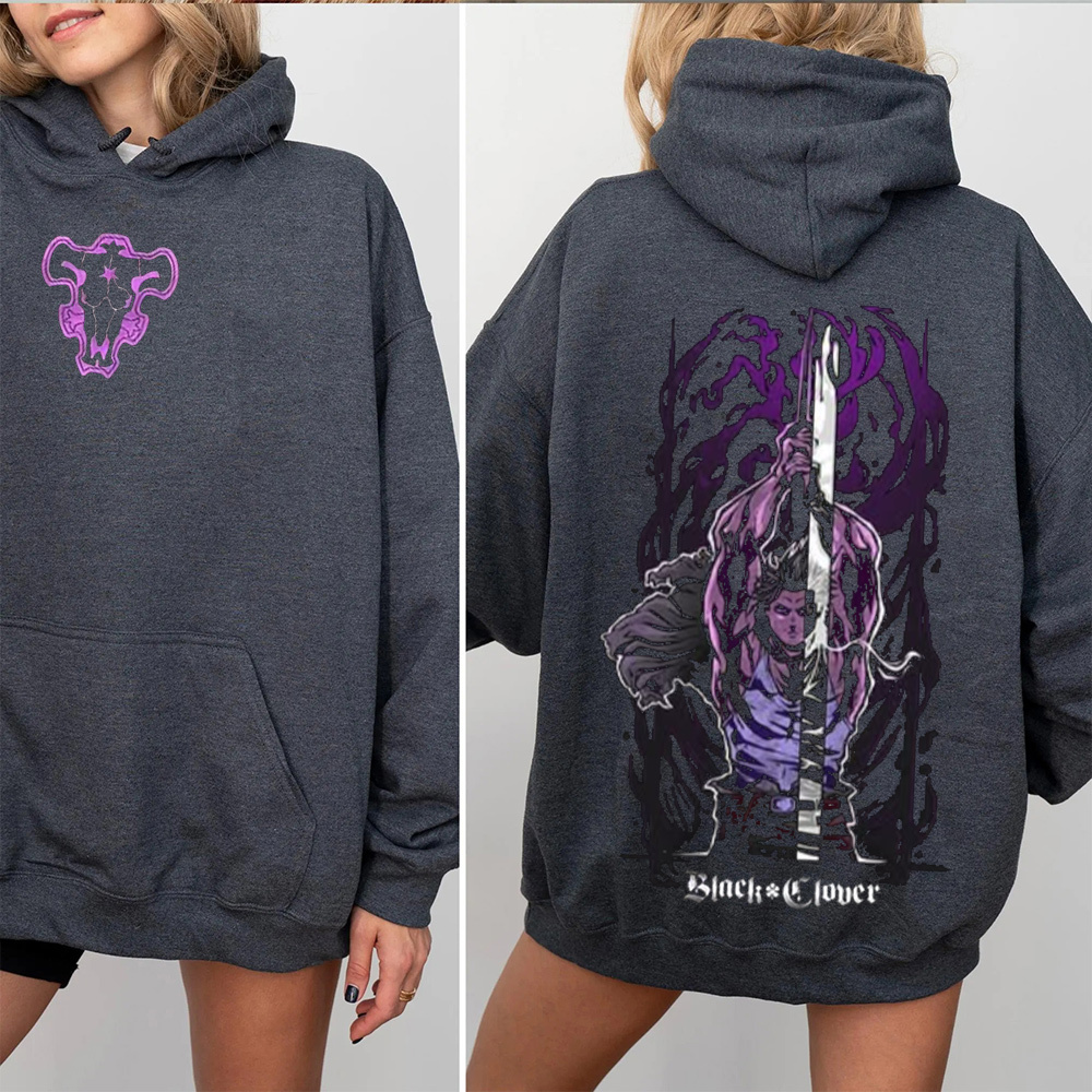 Black Clover Vintage Oversized T-shirt/Crewneck/Hoodie