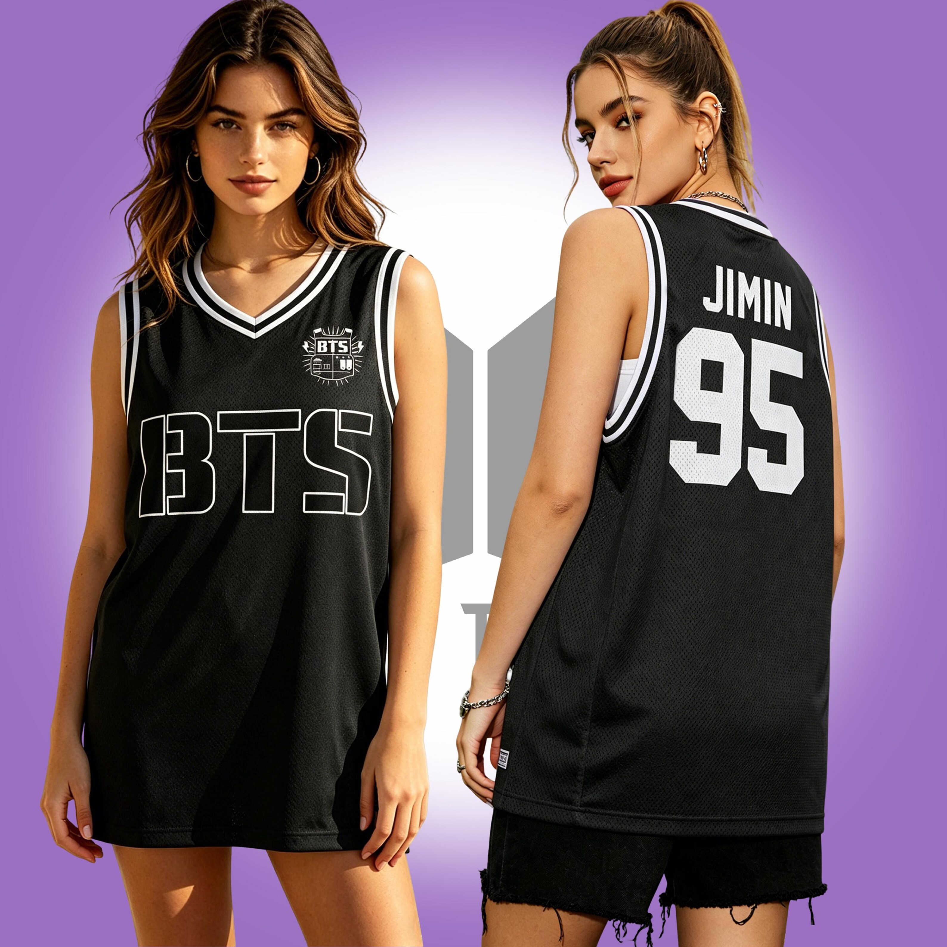 Jimin,Custom BTS Basketball Jersey