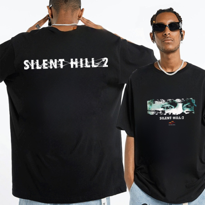 Retro PS2 Silent Hill 2 Harry Mason - Vintage Y2K Video Game T-Shirt