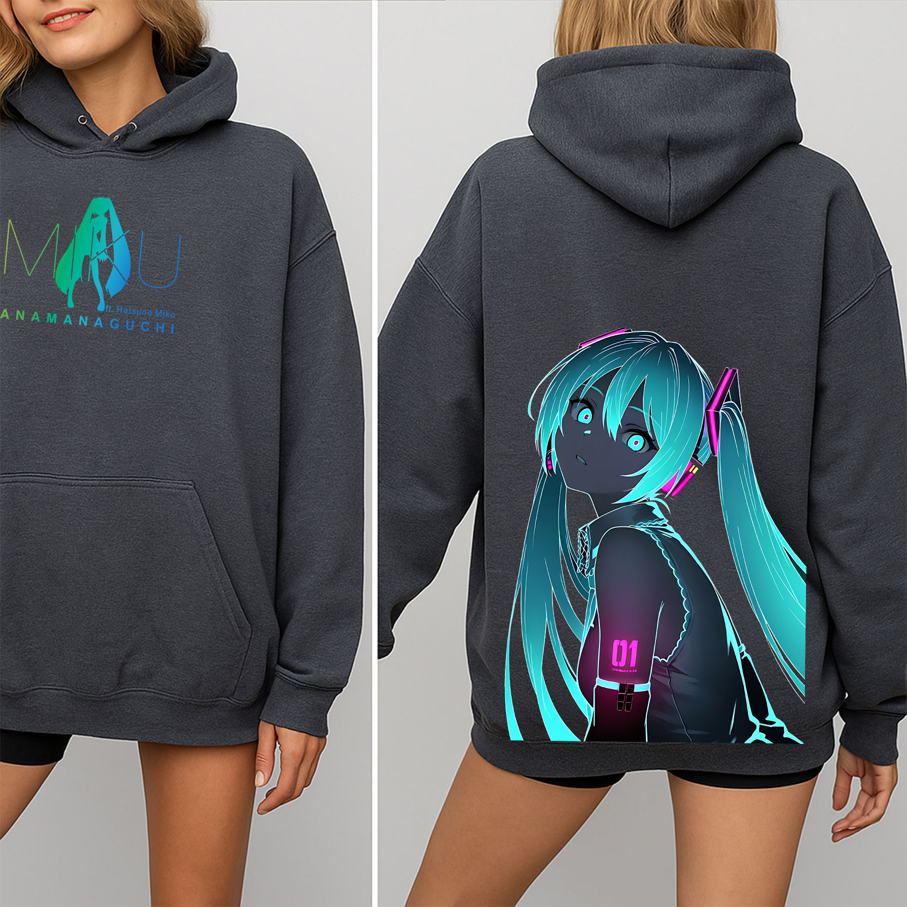 Hatsune Miku Vintage Washed T-shirt/Crewneck/Hoodie
