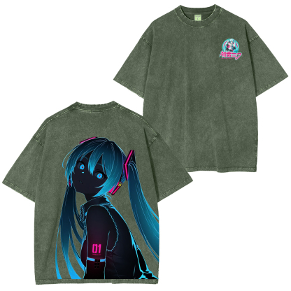 Hatsune Miku Vintage Style Oversize T-Shirt