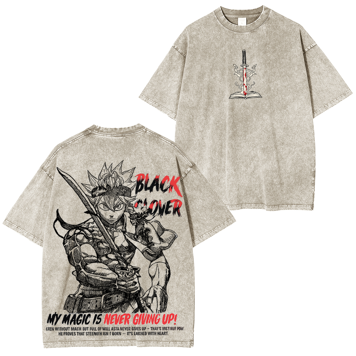 Asta Black Clover Anime T-Shirt