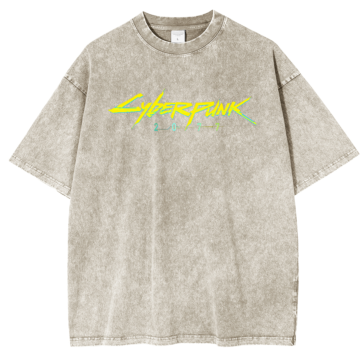 Rebeca Printed Unisex Washed T-Shirt